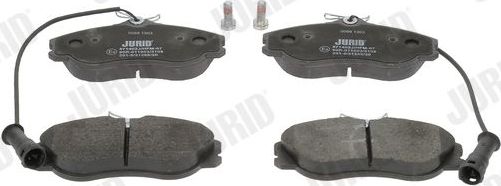 Тормозные колодки Jurid передние для Audi 100 III (C3) 1982-1990. Артикул 571402J