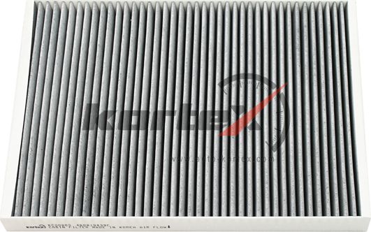 Фильтр воздушный салона AUDI A4 (01-07),A6 (99-05) угольный KORTEX. Артикул KC0086S