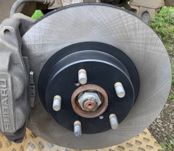 Тормозной диск NiBK передний для Subaru Outback II 2000-2000. Артикул RN1010