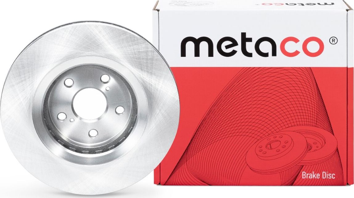 Диск тормозной передний вентилируемый (Metaco). Артикул 3050401