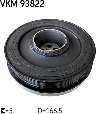 Шкив коленвала SKF для BMW 1 I (E82/E88) 2007-2013. Артикул VKM 93822
