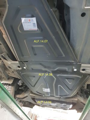 Защита Alfeco для радиатора, картера, КПП, раздатки Mitsubishi Pajero IV 2006-2025. Артикул ALF.14.04-05-06-07st