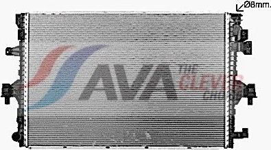 Радиатор охлаждения двигателя AVA. Артикул VN2436