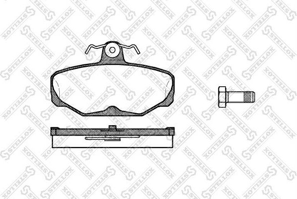 Тормозные колодки Stellox задние для Ford Scorpio II 1994-1998. Артикул 216 000-SX