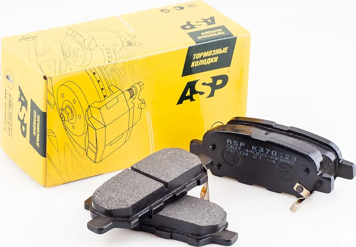 Задние тормозные колодки NISSAN QASHQAI X-Trail (07-)/RENAULT Koleos (08-) (ASP) ASP. Артикул K370128