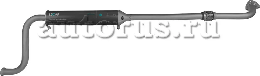 РЕЗОНАТОР 2114,15 ЕВРО-3 ДВ.1,6 (Lecar). Артикул LECAR011252702