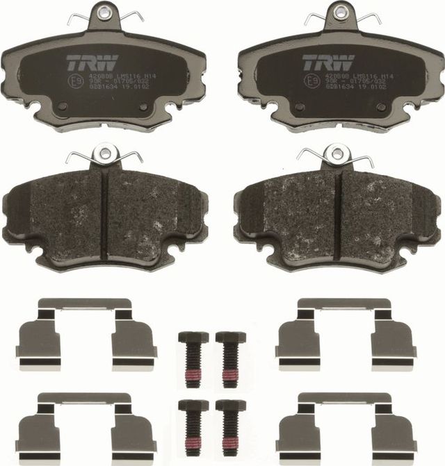 Тормозные колодки TRW COTEC передние для Renault Logan I 2004-2015. Артикул GDB1634