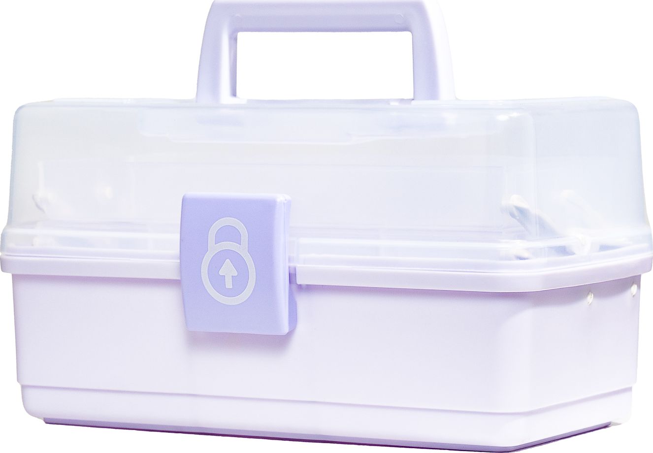 Ящик для инструмента Iris Ohyama KIT BOX 27, Серо-фиолетовый. Артикул 297794