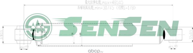 12120050 Амортизатор Toyota Town Ace NOAH Lite Ace Noah Spacia R (Sensen). Артикул 12120050