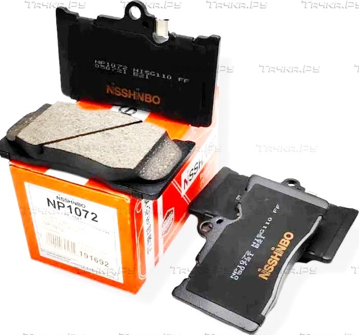 Тормозные колодки Nisshinbo передние для Lexus GS III 2005-2012. Артикул NP1072