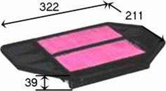 Воздушный фильтр JS Asakashi. Артикул A8501