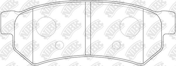 Тормозные колодки NiBK. Артикул PN0442