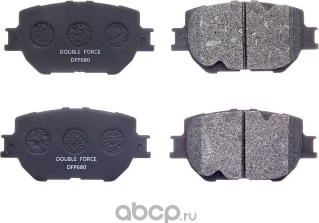 Колодки тормозные дисковые (Double Force) Double Force. Артикул DFP680