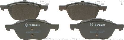 Тормозные колодки Bosch (Low-Metallic) передние для Mazda 3 II (BL) 2008-2013. Артикул 0 986 495 215