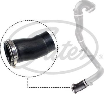 Патрубок интеркулера Gates для Opel Insignia I 2008-2017. Артикул 09-0698