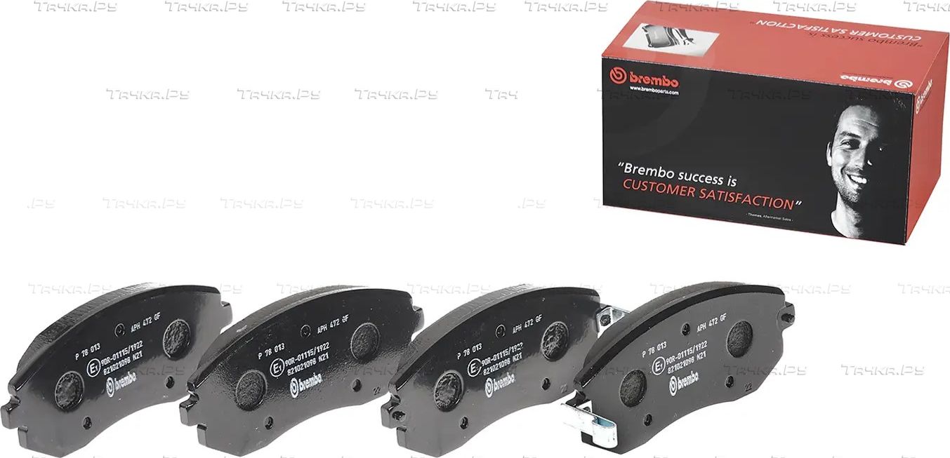 Тормозные колодки Brembo PRIME LINE передние для Subaru XV I 2012-2017. Артикул P 78 013