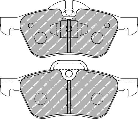 Тормозные колодки FERODO RACING DS2500. Артикул FCP1499H