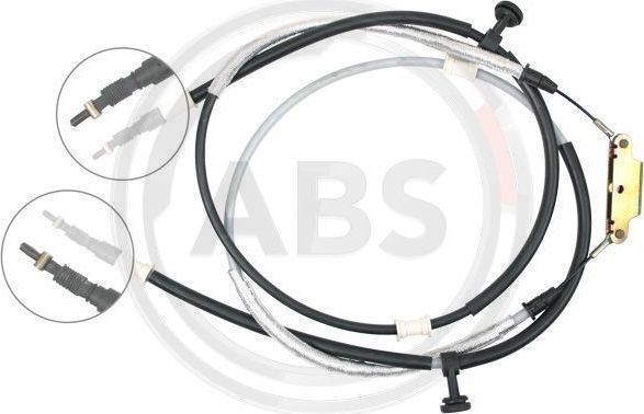 Трос ручника (тросик ручного тормоза) ABS задний для Opel Vectra C 2002-2009. Артикул K17205