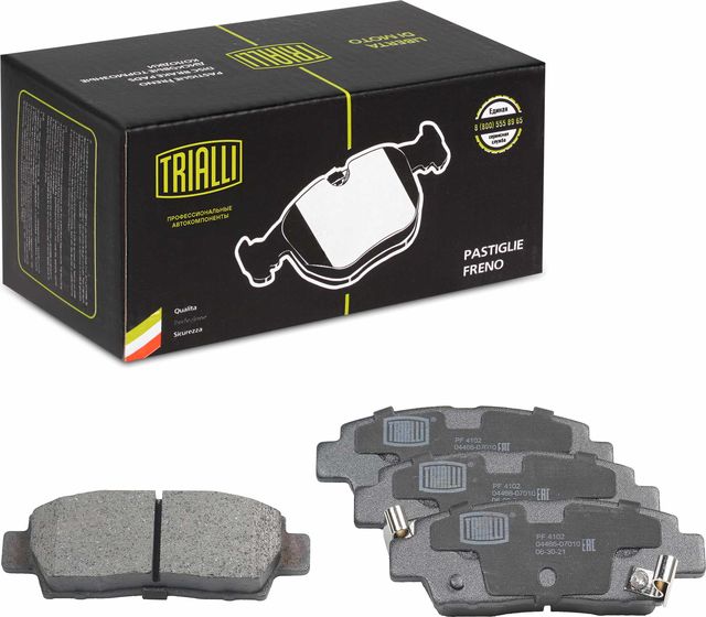 Тормозные колодки Trialli (Low-Metallic). Артикул PF 4102