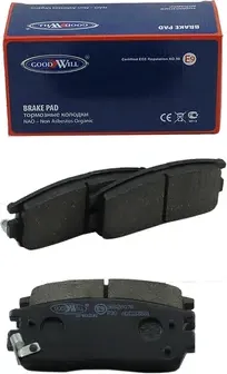 Колодки тормозные дисковые задние, комплект (Goodwill). Артикул 2102R