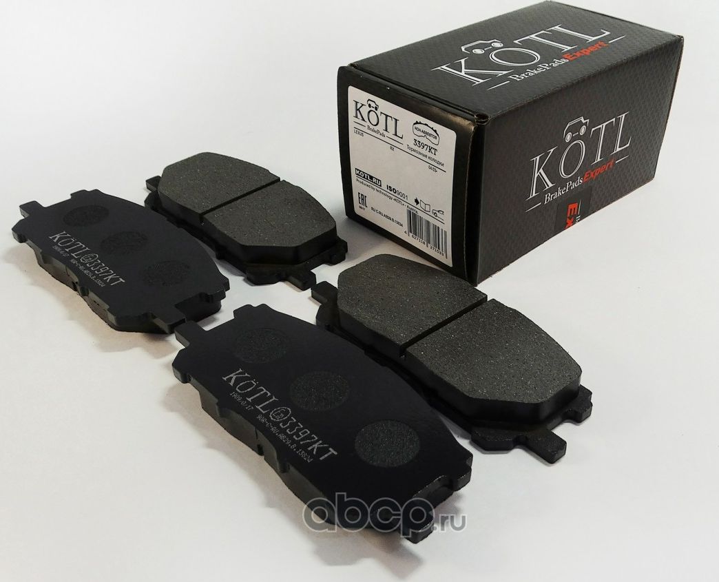 Колодки тормозные дисковые передние к-т LEXUS RX300/RX330/RX350 03>08/RX400H 05>09 (Kotl) Kotl. Артикул 3397kt