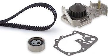Помпа (водяной насос) с комплектом ремня ГРМ Gates PowerGrip® для Renault Kangoo II 2008-2009. Артикул KP15473XS