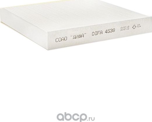 DIFA4538 Фильтры салона (LAK120 / K1079A) AUDI MB SEAT VW 01 Difa. Артикул DIFA4538