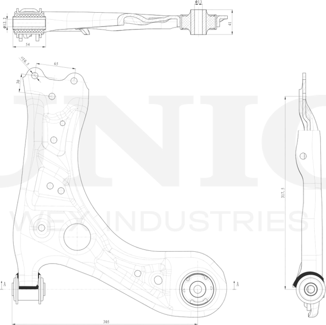 Рычаг подвески (Unio). Артикул SSP-40179