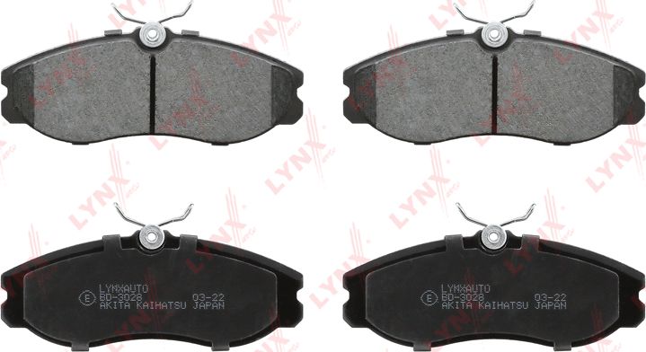Тормозные колодки LYNXauto. Артикул BD-3028