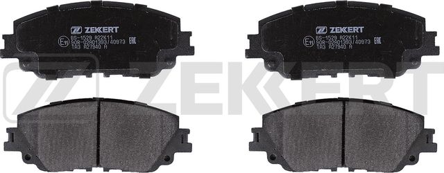 Тормозные колодки Zekkert передние для Lexus ES VII 2018-2026. Артикул BS-1529