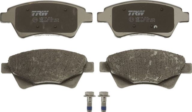 Тормозные колодки TRW COTEC передние для Renault Scenic II 2005-2005. Артикул GDB1597