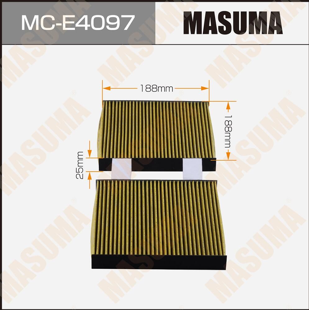 Салонный фильтр Masuma. Артикул MC-E4097