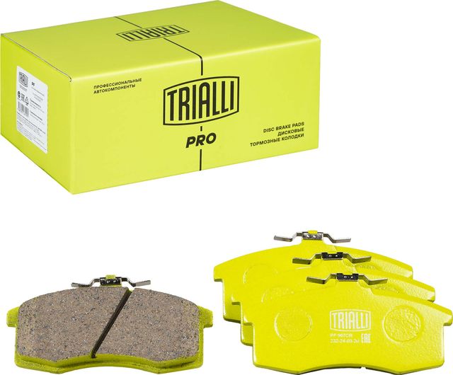 Тормозные колодки Trialli (Керамика) передние для ВАЗ 1111 Ока 1988-2008. Артикул PF 967CR