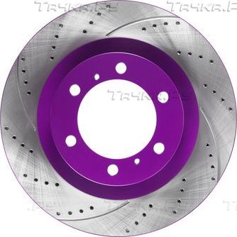Тормозной диск NiBK передний для Toyota 4Runner V 2010-2026. Артикул RN1435DSET