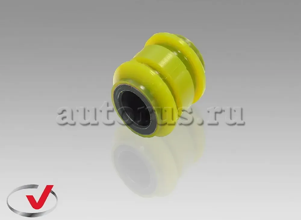 Сайлентблок полиуретановый (усиленный) заднего амортизатора, нижнее крепление (Vtulka). Артикул 406036
