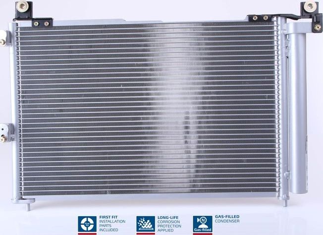 Радиатор кондиционера (конденсатор) Nissens (алюминий). Артикул 940143