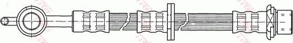 Тормозной шланг TRW. Артикул PHD509