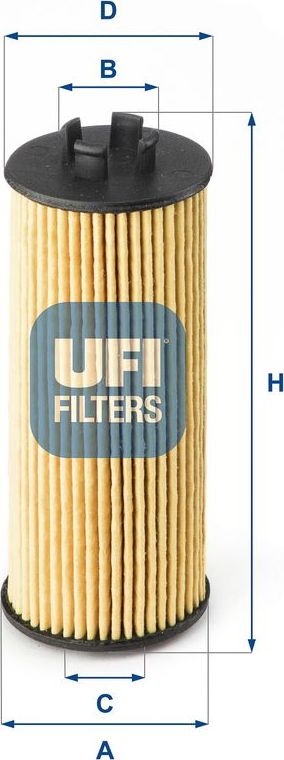 Масляный фильтр UFI. Артикул 25.185.00