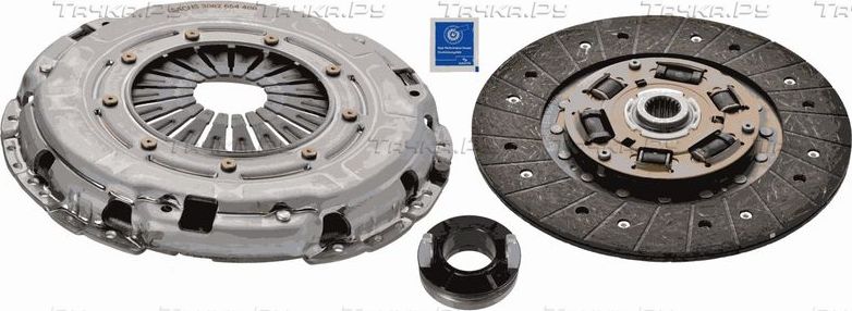 Сцепление (комплект) SACHS для Hyundai Getz I 2009-2009. Артикул 3000 951 480