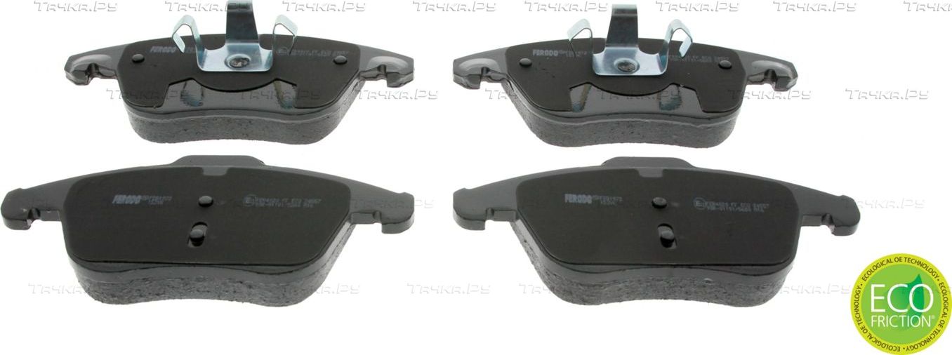 Тормозные колодки Ferodo Premier Eco Friction передние для Peugeot 5008 I 2009-2017. Артикул FDB1972