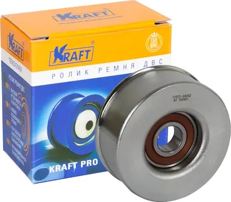 Ролик натяжной приводного ремня (Kraft). Артикул KT100961