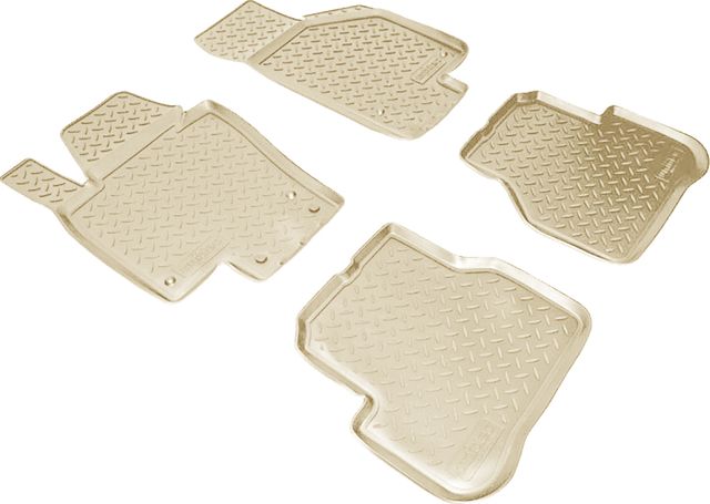 Коврики Норпласт для салона Volkswagen Passat B7 2011-2015 БЕЖЕВЫЕ. Артикул NPL-Po-95-33-B