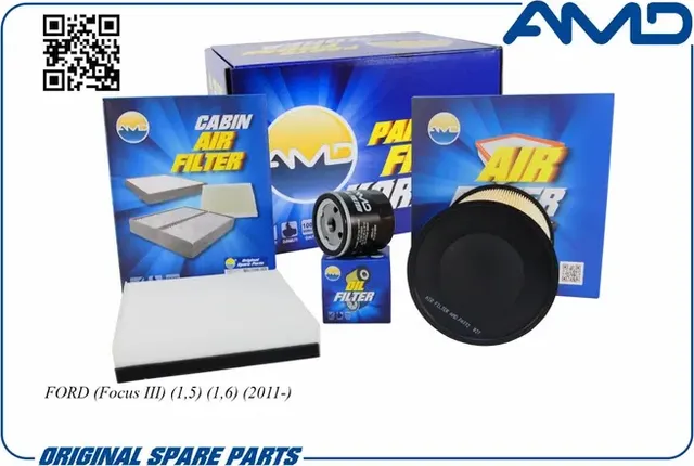 Комплект фильтров (масл.1883037 + возд.1848220 + салон.1709013) (AMD). Артикул AMDSETF161