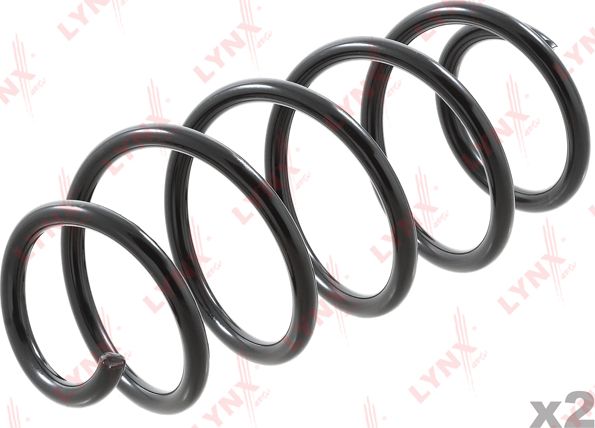 Пружина подвески LYNXauto передняя для Volkswagen Passat B7 2010-2014. Артикул SC-2091