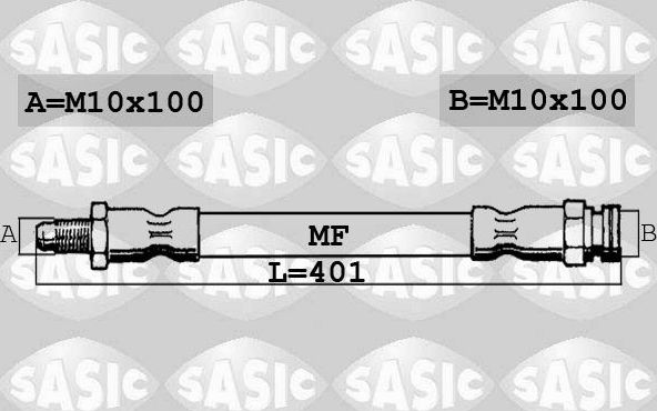 Тормозной шланг Sasic. Артикул SBH0172