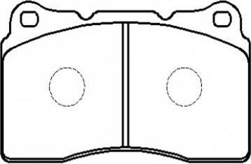 Тормозные колодки HSB. Артикул HP8300
