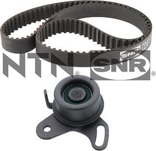 Ремень ГРМ с роликами (комплект) NTN / SNR для Hyundai Scoupe 1992-1996. Артикул KD473.04