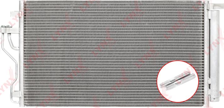 Радиатор кондиционера (конденсатор) LYNXauto. Артикул RC-0067