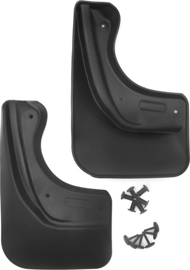 Брызговики Frosch (в пакете) передняя пара для Fiat Linea 2007-2026. Артикул NLF.15.19.F10