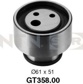 Натяжной ролик (натяжитель) ремня ГРМ NTN / SNR. Артикул GT358.00